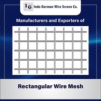 Sliver Rectangular Wire Mesh