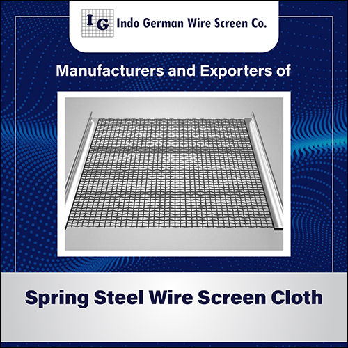 Sliver Spring Steel Wire Screen Cloth