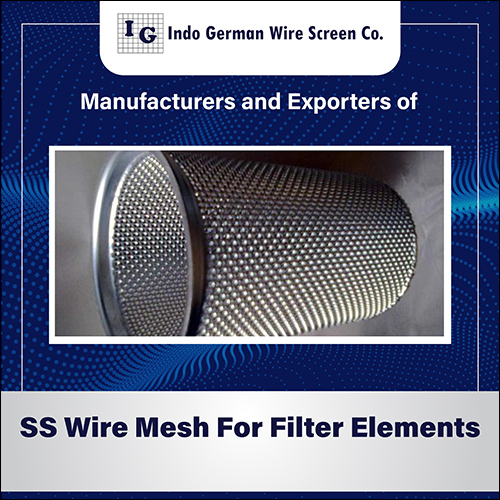 SS Wire Mesh For Filter Elements