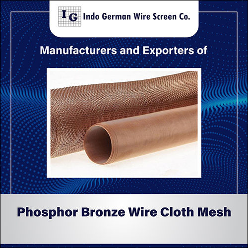 Golden Phosphor Bronze Wire Cloth Mesh