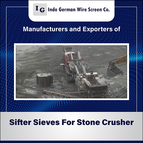 Sifter Sieves For Stone Crusher
