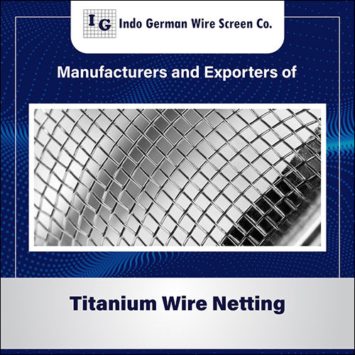 Sliver Titanium Wire Netting