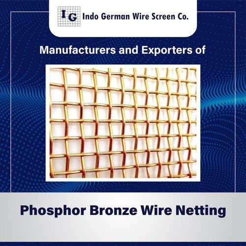 Golden Phosphor Bronze Wire Netting