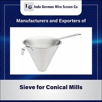Sieve for Conical Mills