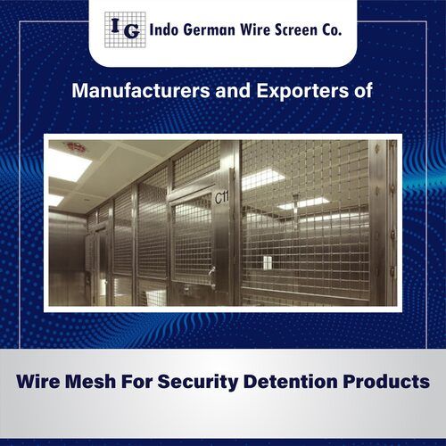 Sliver Wire Mesh For Security And Detention Products