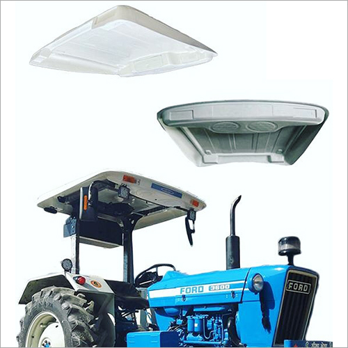 Blue Tractor Canopy