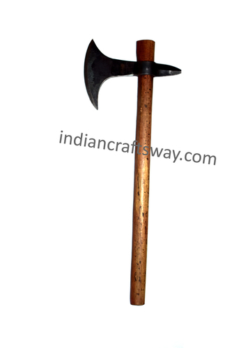 Hand Forged High Carbon Bearded Axe Head