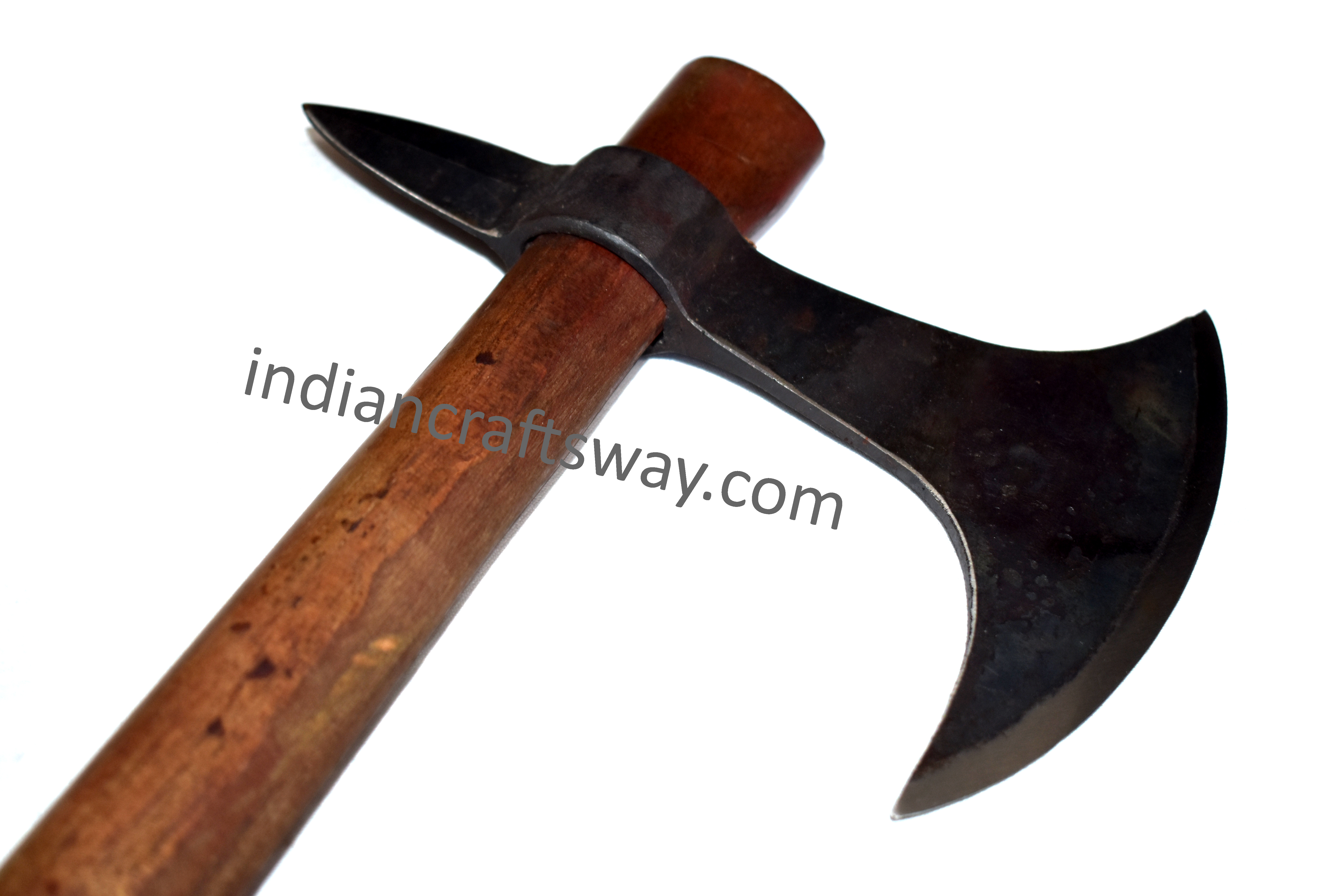 Hand Forged High Carbon Bearded Axe Head
