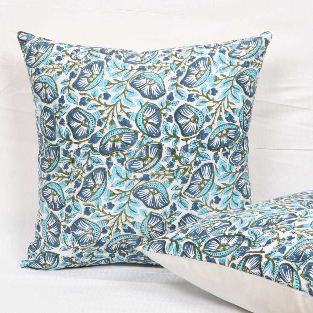 Block Print Cotton Cushion Cover