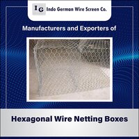 Hexagonal Wire Netting Boxes - Low-carbon Iron Wire, Silver Color | Industrial Usage, Corrosion-resistant Design