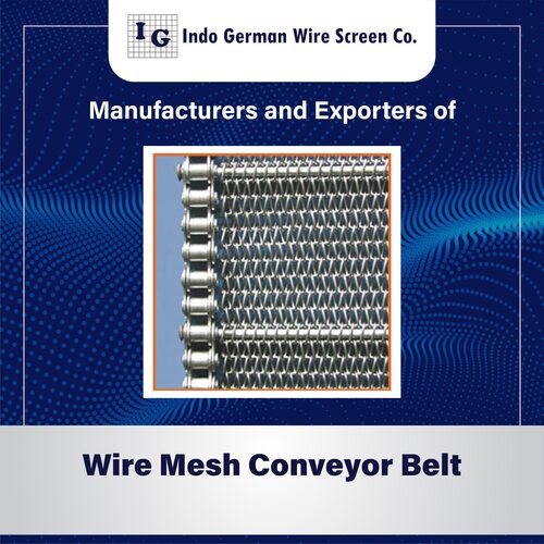 Wire Mesh Conveyor Belt By INDO GERMAN WIRE SCREEN CO.