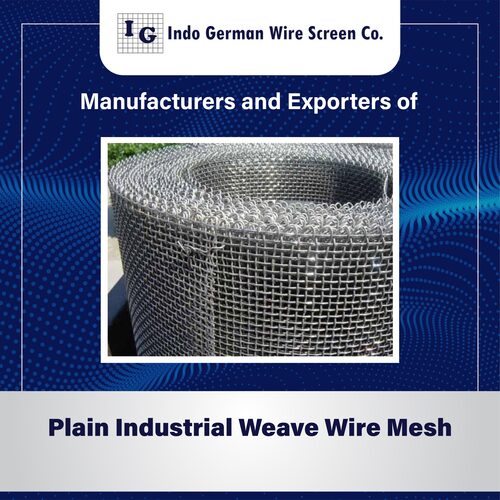 Plain Industrial Weave Wire Mesh