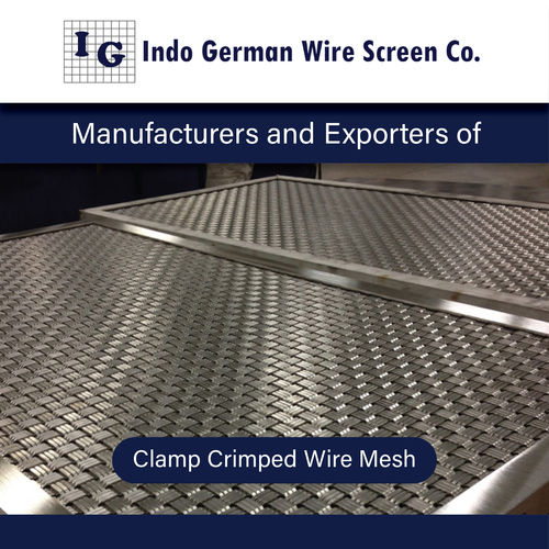 Clamp Crimped Wire Mesh