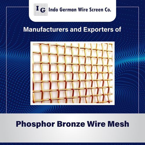 Golden Phosphor Bronze Wire Mesh