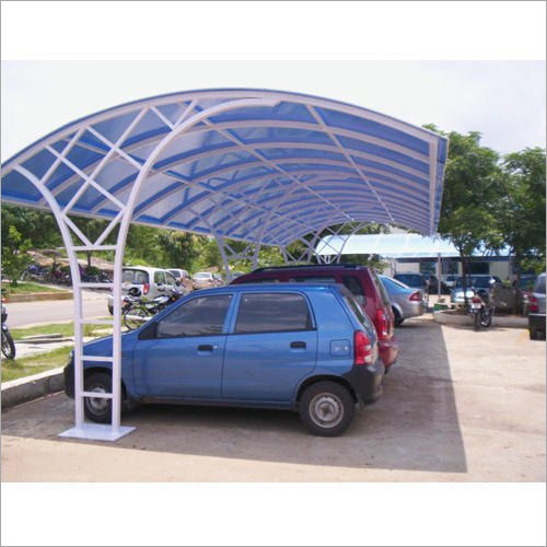 Purple Commercial Tensile Car Parking Shed