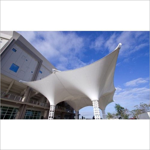 White Tensile Modular Structure