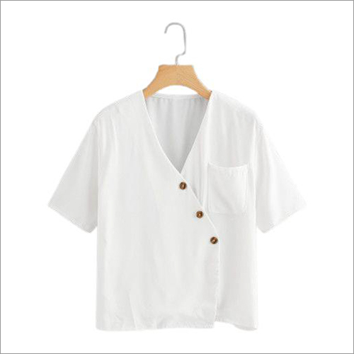 Ladies One Side Crop Top