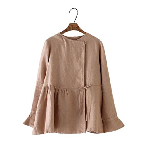 Ladies Woven Cotton Top