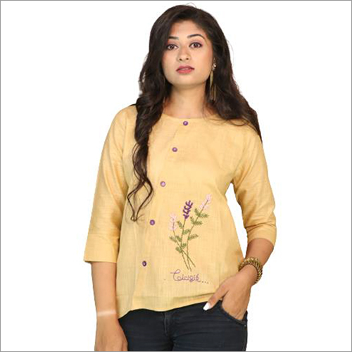Ladies Cotton Fancy Top