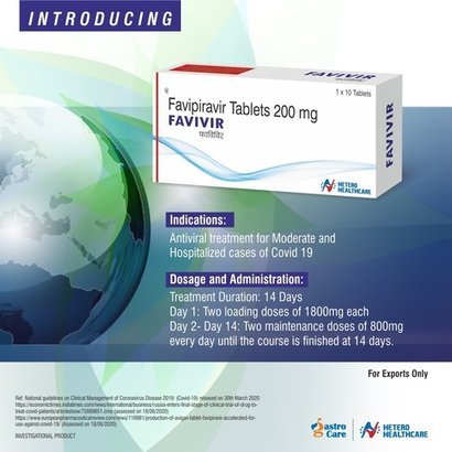 Favirapivir Tablets 200Mg
