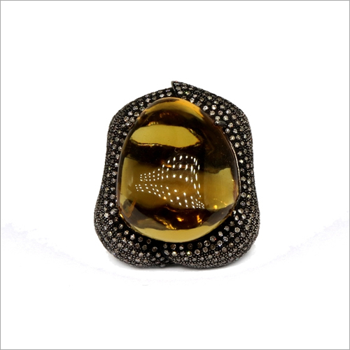 Victorian Diamond 7 US Handmade Ring By SWARNGANGA JEWELLERS