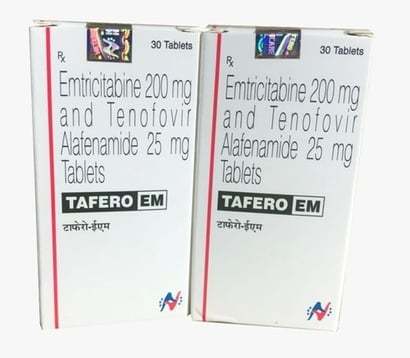 Emtricitabine 200mg & Tenofovir Alafenamide 25mg Tablets