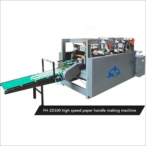 High Speed Paper Handle Making Machine