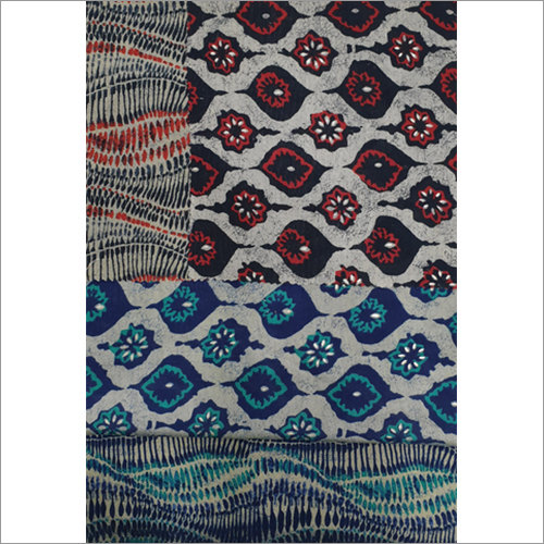 Washable Chanderi Silk Printed Fabric
