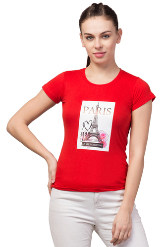 Ladies Red Top for Girls & Women
