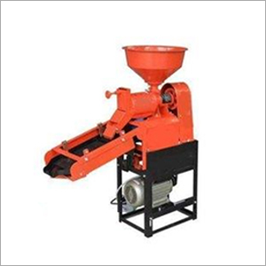 Semi-Automatic Vibrator Mini Rice Mill Machine