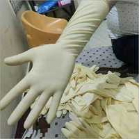 सफेद डिस्पोजेबल दस्ताने