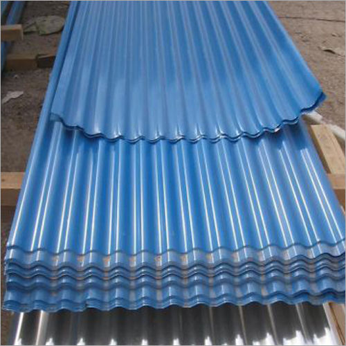 Blue Corrugated Sheet - Material: Iron