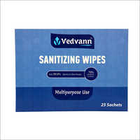 25 Sachets Sanitizing Wipes