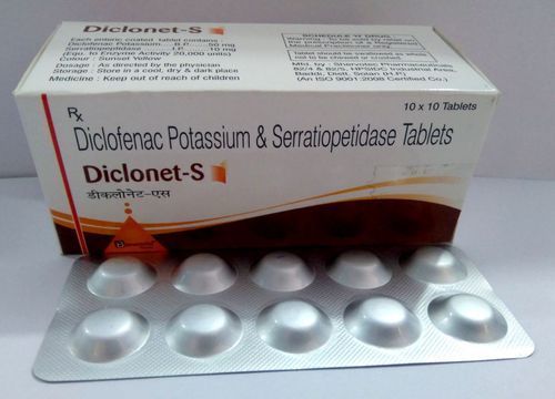 Diclofenac Serratiopeptidase Tablets General Medicines