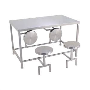 4 Seater Canteen Dining Table
