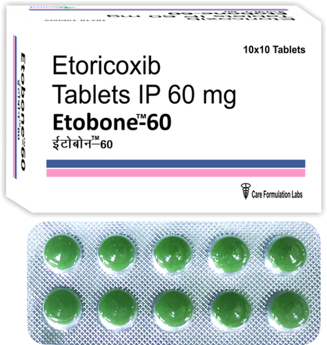 Etoricoxib Tablet - Selective Inhibitor for Joint Pain Relief | Acts As A Muscle Relaxant, Low Side Effects, Recommended For Women and Adults