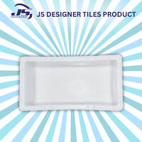 8x4 Brick Mould - Synthetic Silicone Plastic, 6-8mm Thickness, Multicolour Gray & Red | Moisture Resistant, Ideal For Paver Block Making