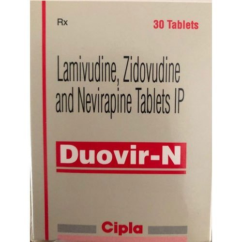 Lamivudine Zidovudine & Nevirapine Tablets - 30 Tablets Per Box | Antiretroviral Combination Therapy for HIV Treatment, Store in Cool and Dry Place