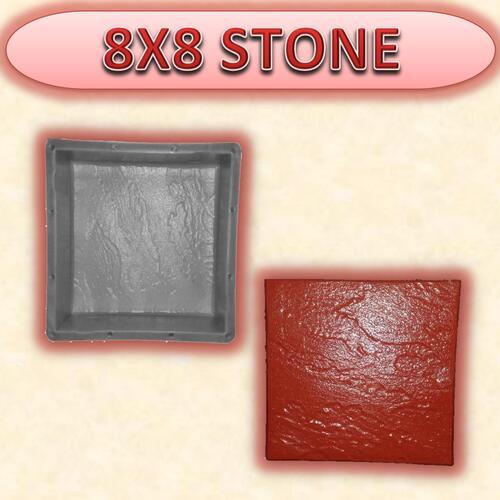 Synthetic Silicone Plastic 8X8 Stone Mould