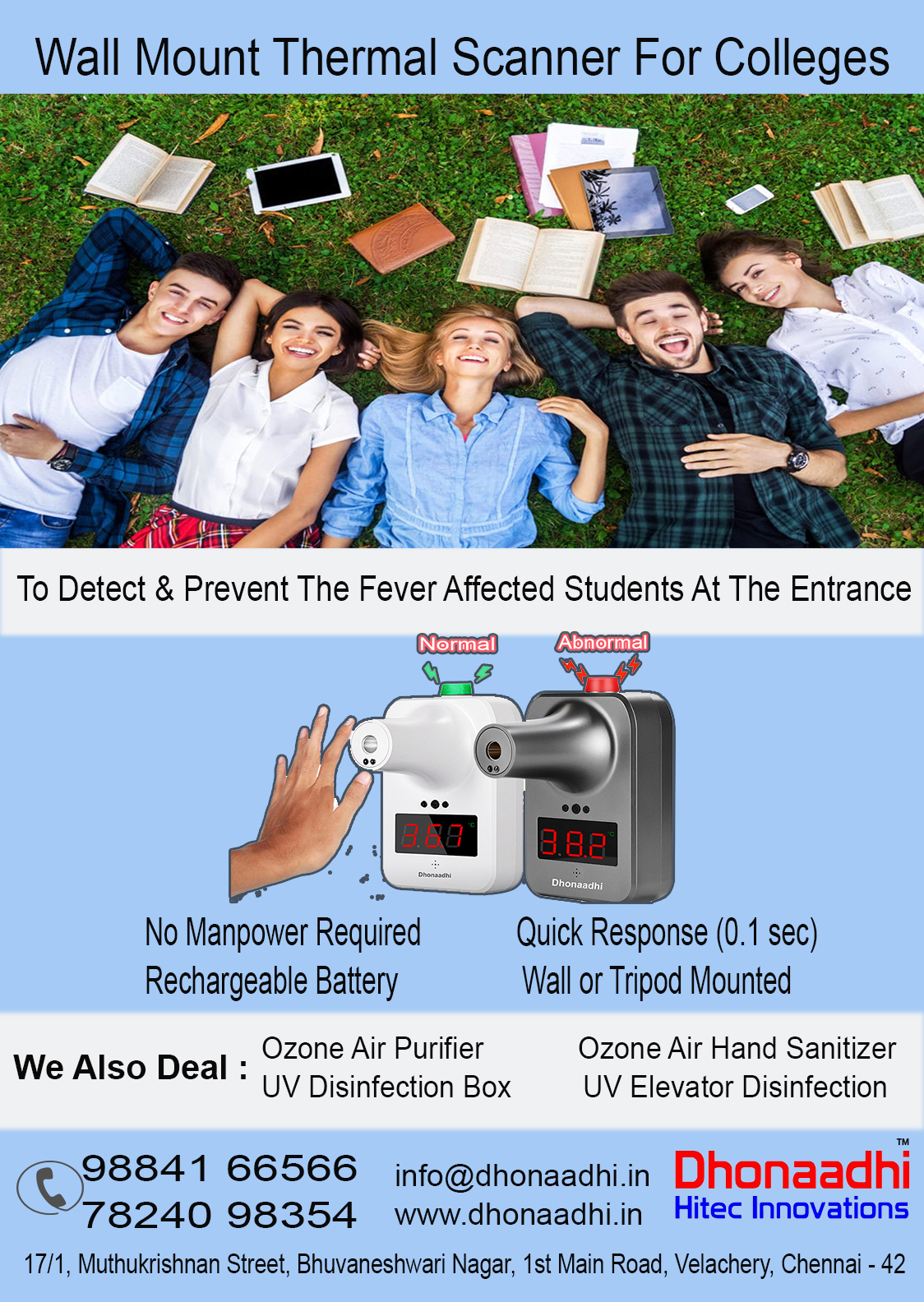 Wall Mounted IR Thermometer