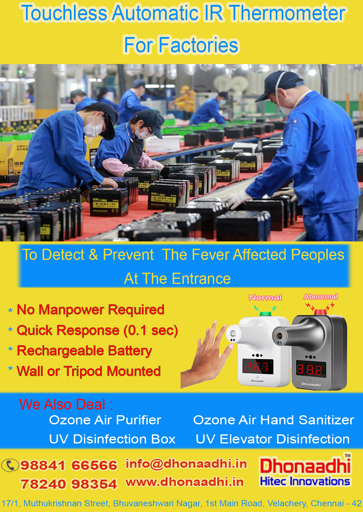 Wall Mounted IR Thermometer