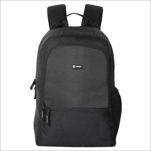 Black 26 L Plain Casual Bag