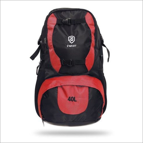 Black And Red Colored Rucksacks Travel Backpack
