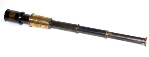 Antique Finish Vintage Brass Handheld Telescope