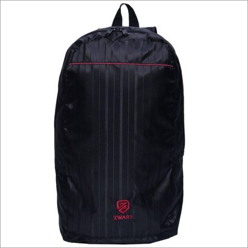 Black Plain Backpack