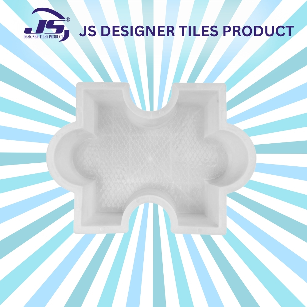 Interlock Block Moulds - Color: Grey And Red