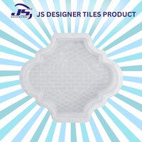 Interlocking Concrete Block Moulds - Synthetic Silicone Plastic, 1-2 Years Mould Life, Gray Color | Ideal For Paver Block Production