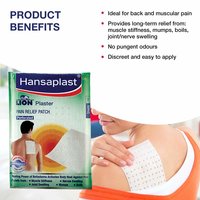 Hansaplast lion Plaster Pain Relief Patch