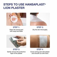 Hansaplast lion Plaster Pain Relief Patch