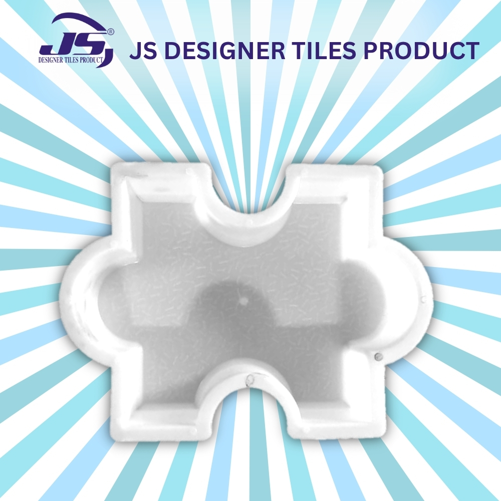 Kida Brooks Mould - Synthetic Silicone Plastic, Mould Life: 1-2 Years, Color: White & Gray, Ideal for Paver Block Production